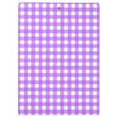Porte-bloc En vichy violet brillant (Dos)