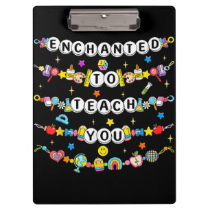 Porte-bloc Enchanté de vous enseigner Professeur Drôle