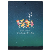 Porte-bloc Enfants heureux (Dos)