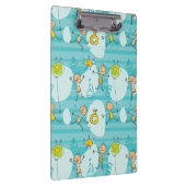 Porte-bloc Enfants mignons jouant sur le motif de plage (Swatch)