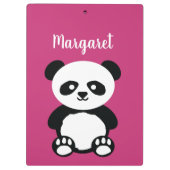 Porte-bloc Enfants roses personnalisés de filles adorables (Dos)