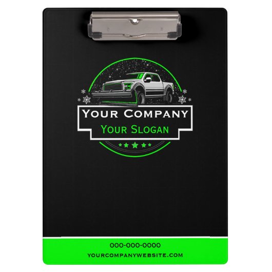 Porte-bloc Enlèvement professionnel de neige, entreprise de s (Devant)