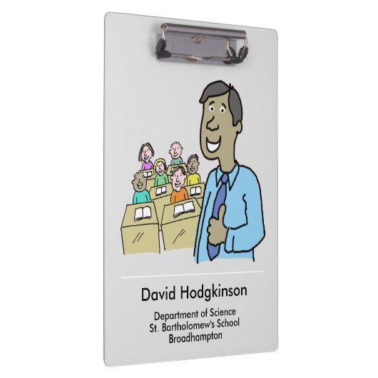 Porte-bloc Enseignant avec thème de classe (Swatch)