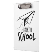 Porte-bloc Enseignant De Retour À L'École (Gauche)