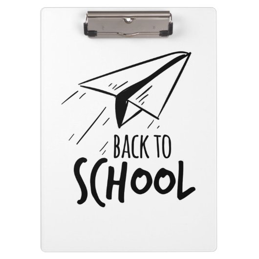 Porte-bloc Enseignant De Retour À L'École (Devant)