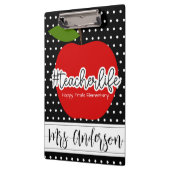 Porte-bloc Enseignant Life Porte - bloc de la pomme rouge (Gauche)