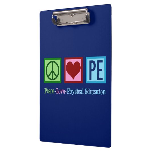 Porte-bloc Enseignant Peace Love PE (Gauche)