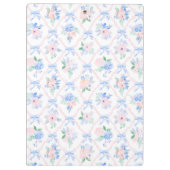 Porte-bloc Enseignant Personnalisé Floral Ribbon Bows (Dos)