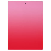 Porte-bloc Enseignant personnalisé rose et rouge (Dos)