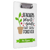 Porte-bloc Enseignants Graines Plantes Qui Croissent Pour Tou (Swatch)
