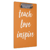 Porte-bloc Enseignez l'amour inspirent | expression inspirée (Swatch)