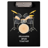 Porte-bloc Ensemble de tambours Animés (Devant)