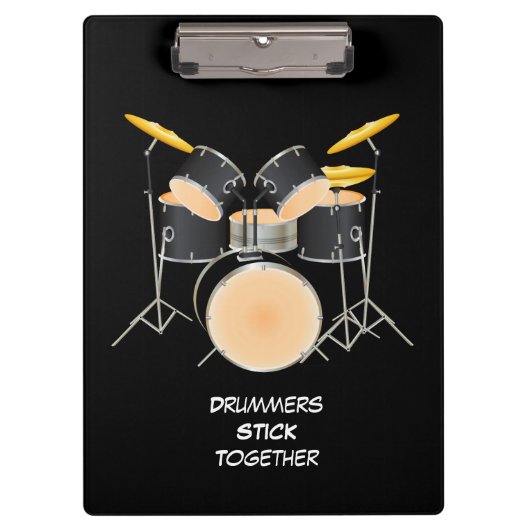 Porte-bloc Ensemble de tambours Animés (Devant)