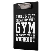 Porte-bloc Entraînement Drôle Dire, Je Ne Casse Jamais Avec L (Gauche)