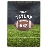 Porte-bloc Entraîneur américain de football (Dos)
