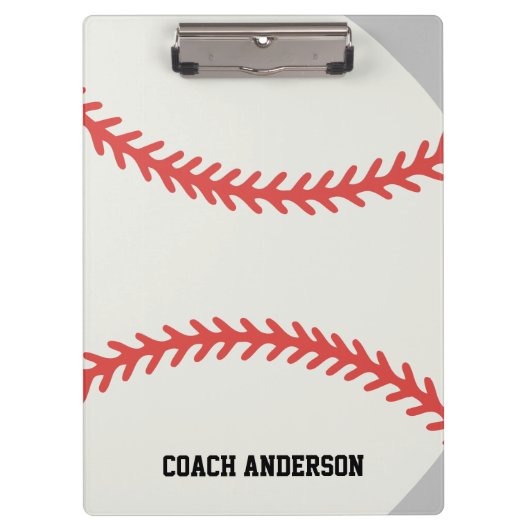 Porte-bloc Entraîneur de baseball (Devant)