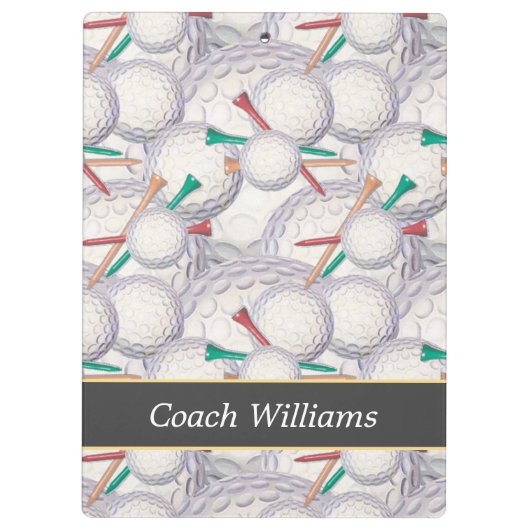 Porte-bloc Entraîneur de golf (Dos)