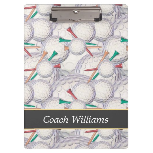 Porte-bloc Entraîneur de golf (Devant)