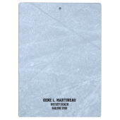 Porte-bloc Entraîneur de hockey sur glace (Dos)