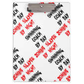 Porte-bloc Entraîneur de natation Zombie (Devant)