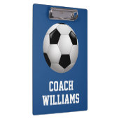 Porte-bloc Entraîneur de soccer personnalisé (Swatch)