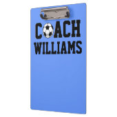 Porte-bloc Entraîneur de soccer personnalisé (Gauche)