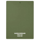 Porte-bloc Entraîneur de tennis (Dos)