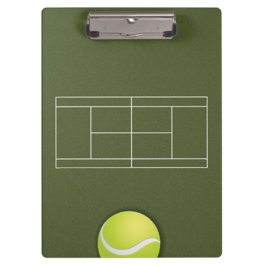 Porte-bloc Entraîneur de tennis (Devant)