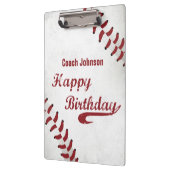 Porte-bloc Entraîneur Joyeux Anniversaire Grand Grunge Baseba (Gauche)