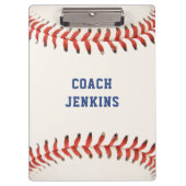 Porte-bloc Entraîneur sportif de baseball Softball (Devant)