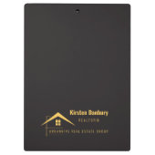 Porte-bloc Entreprise immobilière professionnelle personnalis (Dos)