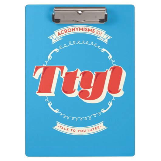 Porte-bloc Entretien à vous plus tard (Devant)