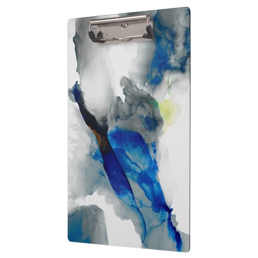 Porte-bloc Ephéméral - Bleu et gris (Gauche)