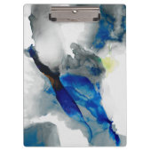 Porte-bloc Ephéméral - Bleu et gris (Devant)