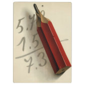 Porte-bloc Équation mathématique avec crayon rouge, entrepris (Dos)