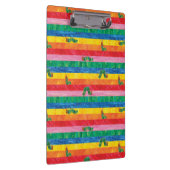 Porte-bloc Eric Carle | Caterpillar Rainbow Stripe Motif (Swatch)