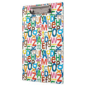 Porte-bloc Eric Carle | Lettres Motifs alphabétiques (Gauche)