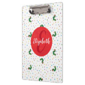 Porte-bloc Eric Carle | Motif de chenille et de points (Gauche)