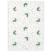 Porte-bloc Eric Carle | Motif de chenille et de points (Dos)