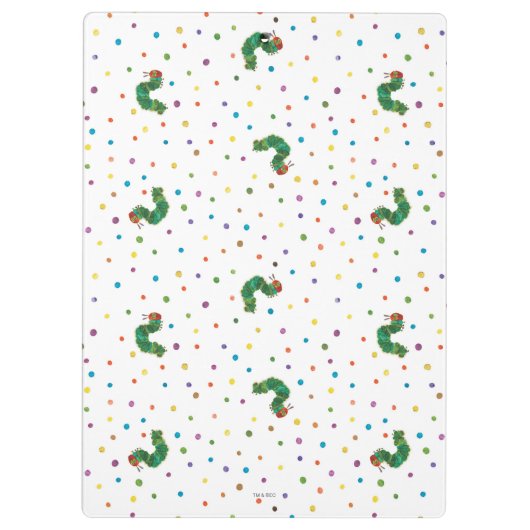 Porte-bloc Eric Carle | Motif de chenille et de points (Dos)