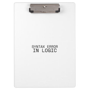 Porte-bloc Erreur de syntaxe dans la machine à écrire minimal