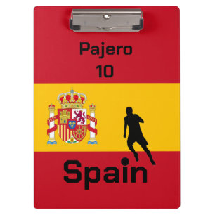Porte-bloc Espagnol Football, personnalisable