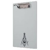 Porte-bloc Esprit maçonnique (Argent) (Gauche)