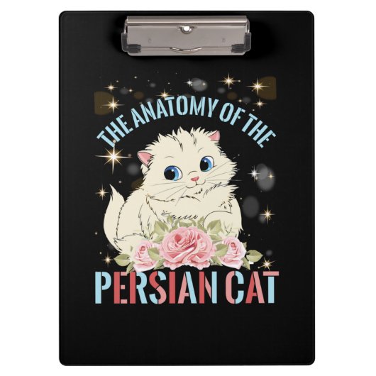 Porte-bloc esthétique du chat, L'anatomie du chat perse (Devant)