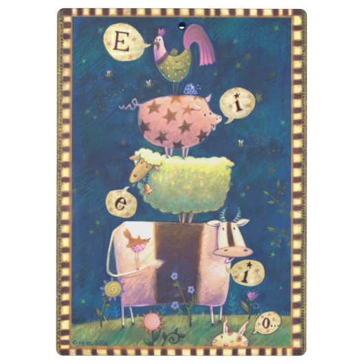 Porte-bloc Et à cette ferme (Dos)