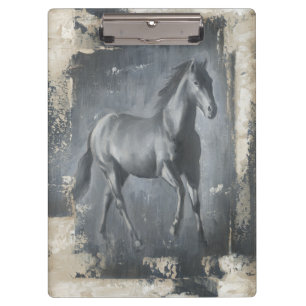 Porte-bloc Étalon courant noir