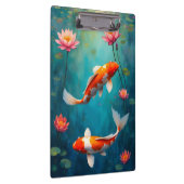 Porte-bloc Étang de carpes koï et de nénuphars (Swatch)
