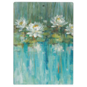 Porte-bloc Étang de nénuphar du monogramme | (Dos)