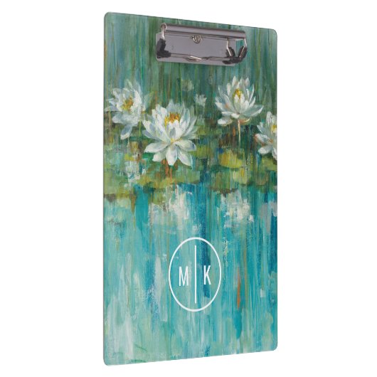 Porte-bloc Étang de nénuphar du monogramme | (Swatch)