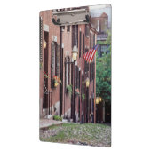 Porte-bloc États-Unis, Massachusetts, Boston, Maisons le long (Gauche)